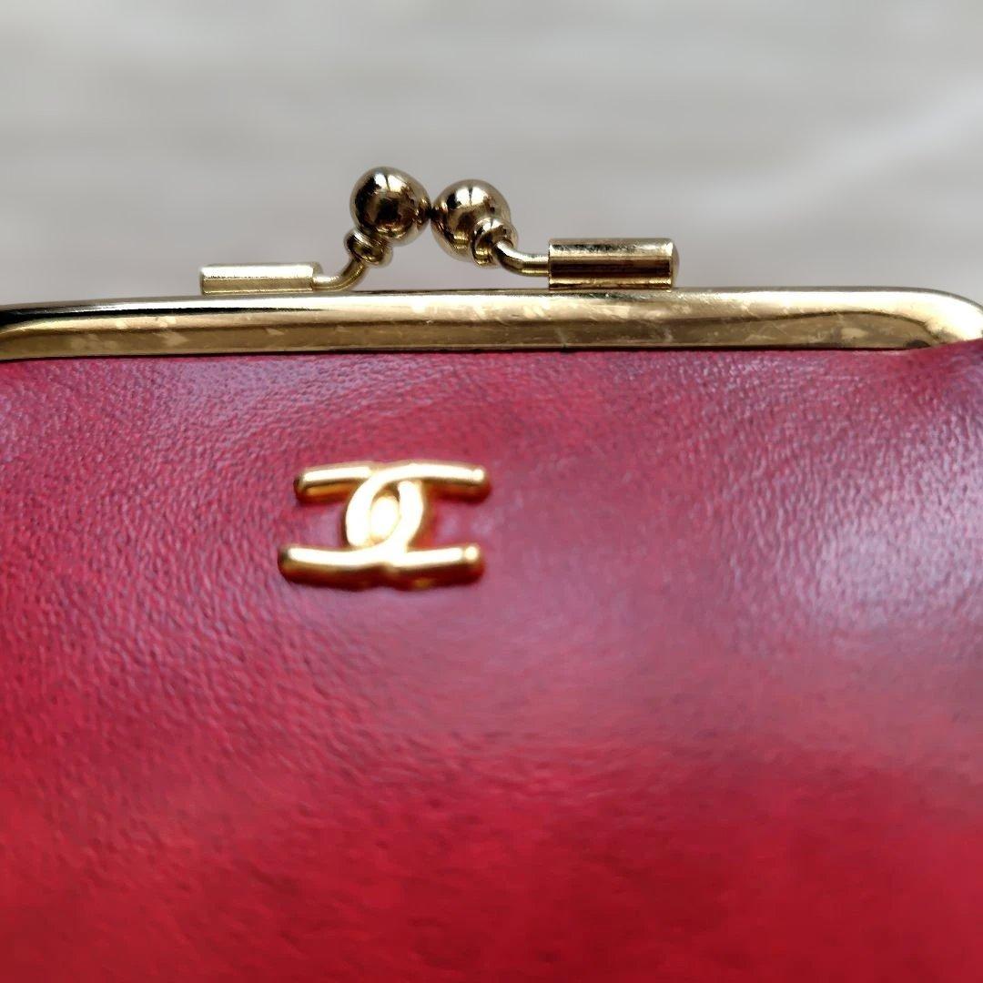 シャネル　CHANEL　ノベルティ　ケース　小銭入れ　がまぐち財布