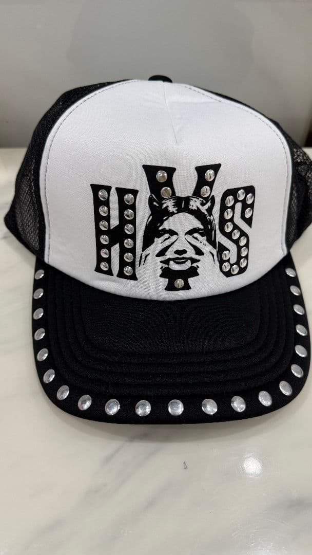 【新品未使用】ヒステリックグラマー　スタッズメッシュキャップ -007