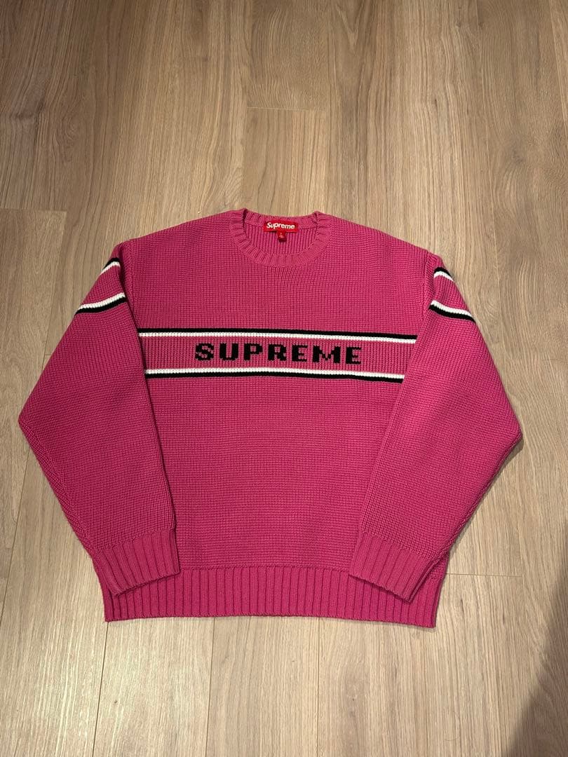 Supreme 23FW Chest Stripe SweaterサイズS