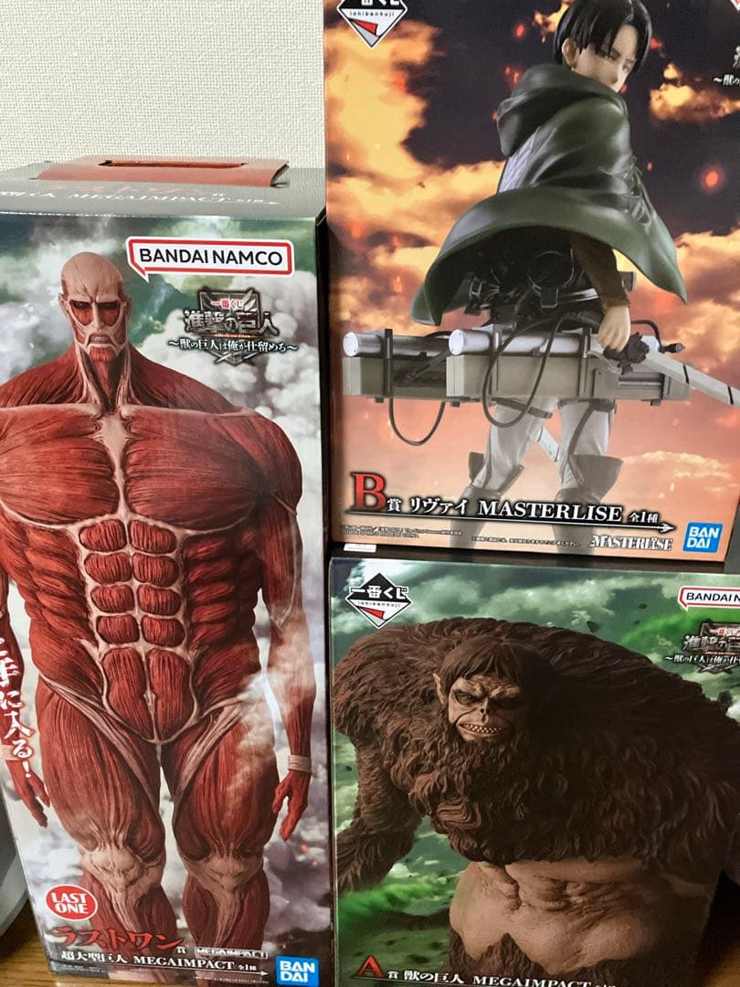 新品　ロット　進撃の巨人　一番くじ　66点＋ラストワン　A賞 B賞