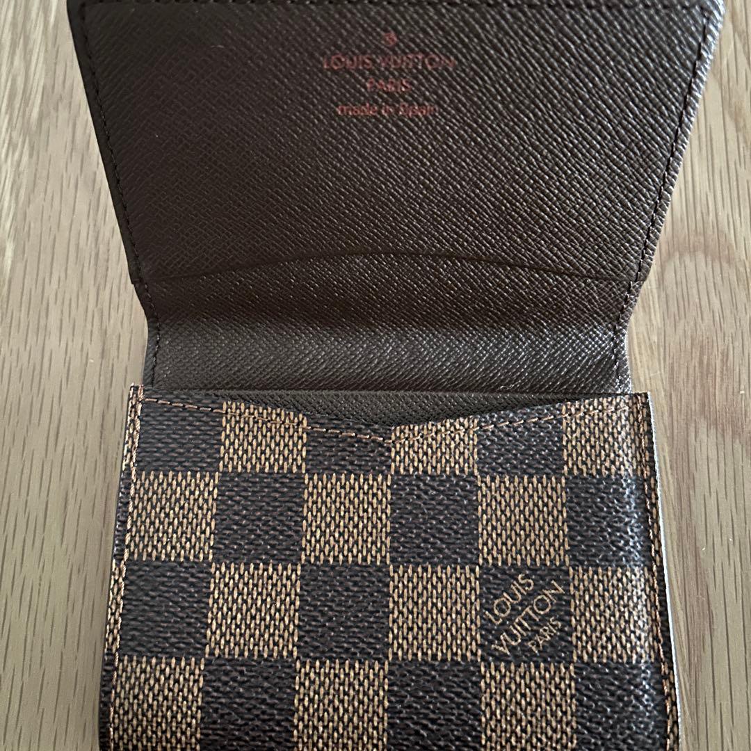 美品☆ルイヴィトン ダミエ 名刺 カードケース