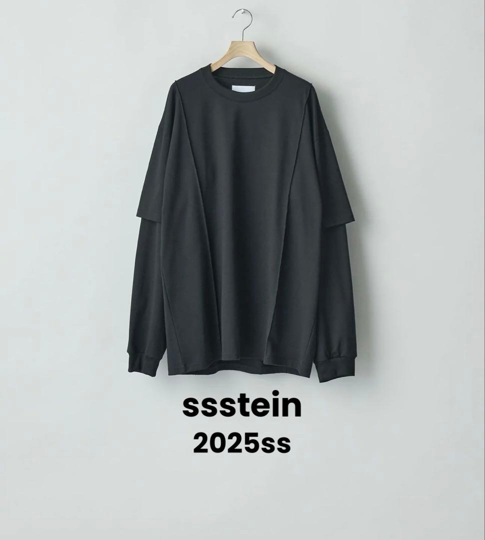 【美品】ssstein OVERSIZED LAYERED SLEEVE TEE