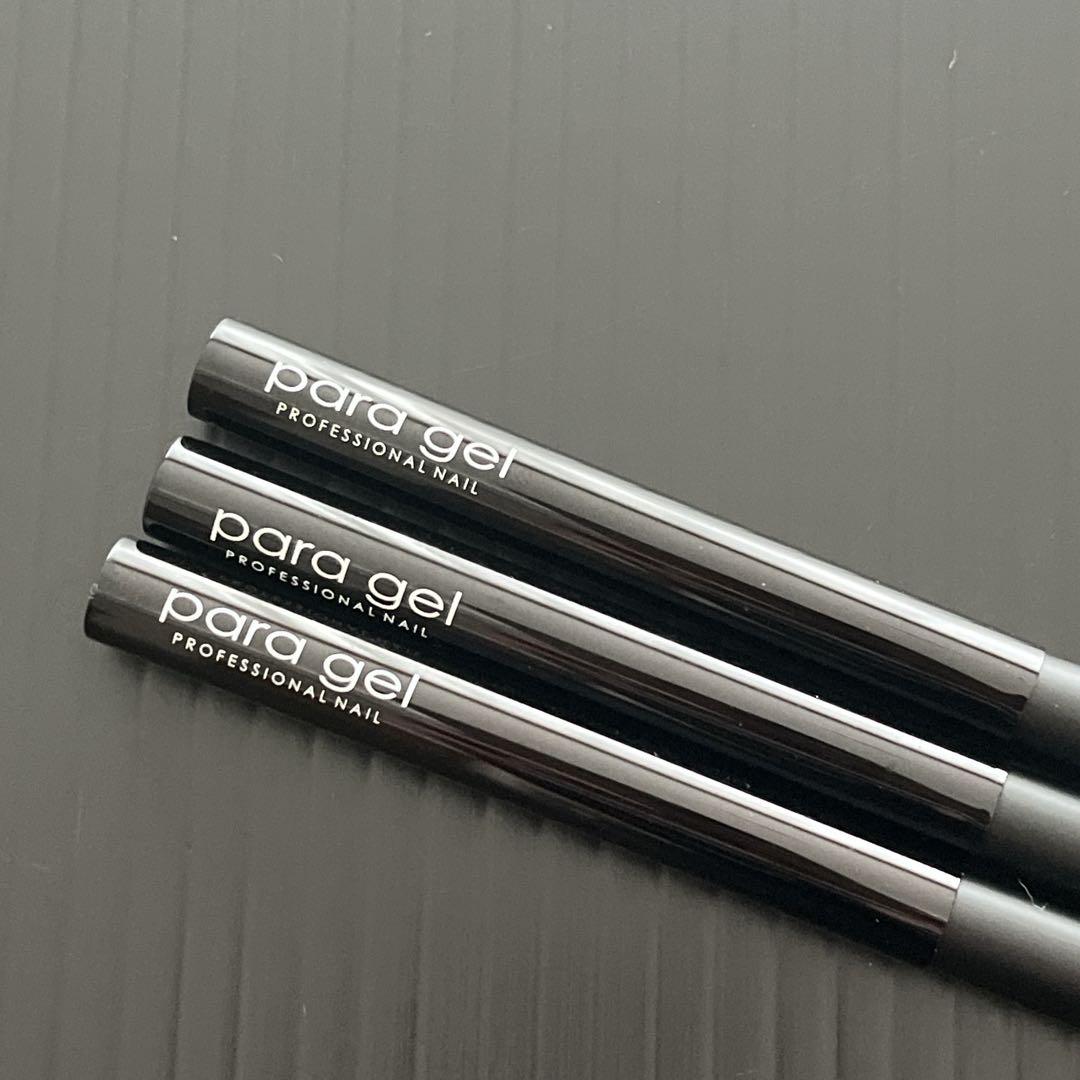 パラジェル para gel パラブラシ ネイルブラシ 筆 オーバル＆スクエア