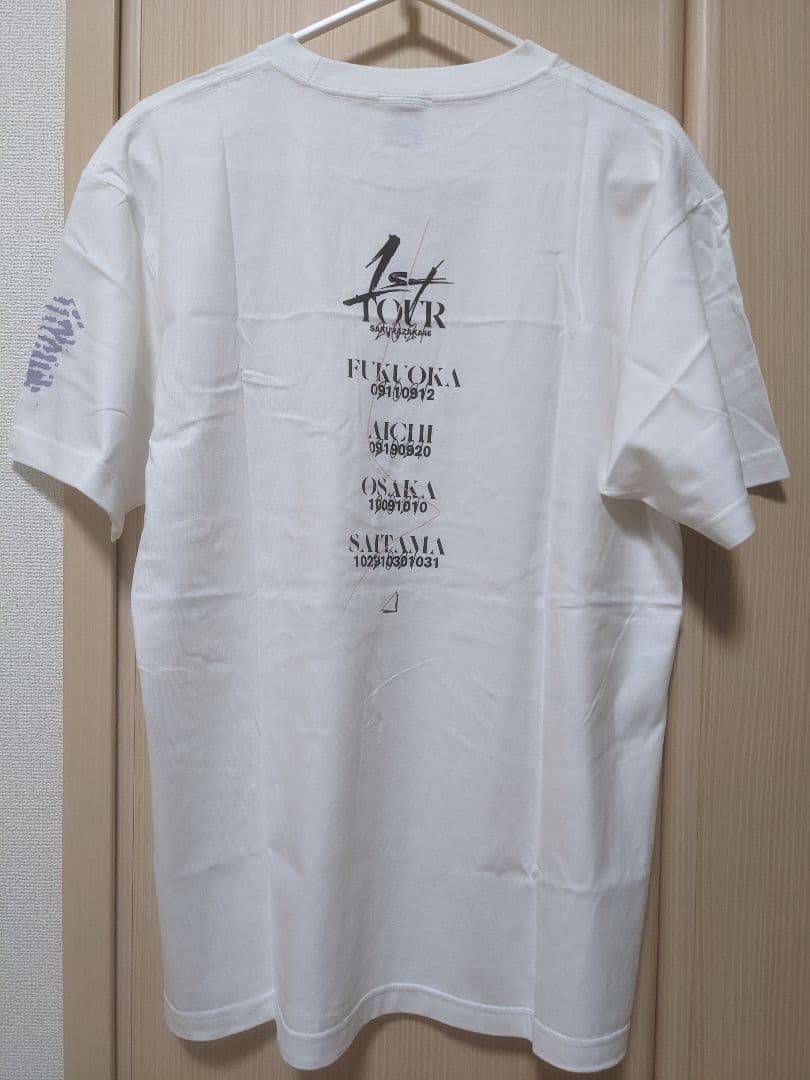 （元）櫻坂46 齋藤冬優花 直筆サイン入りTシャツ（1st Tour）