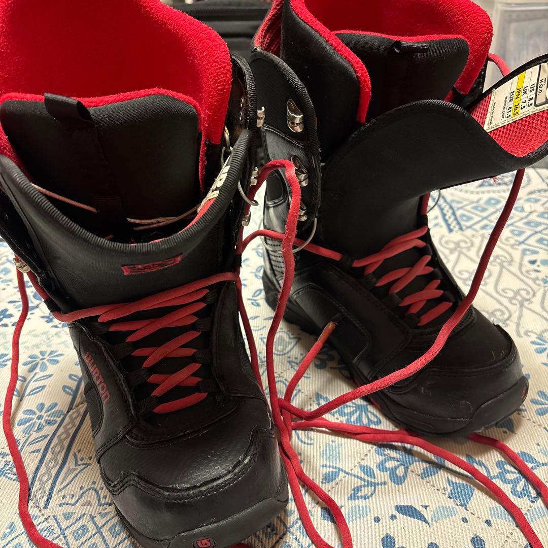 BURTON スノーボードブーツ ブラック/レッド　26.5