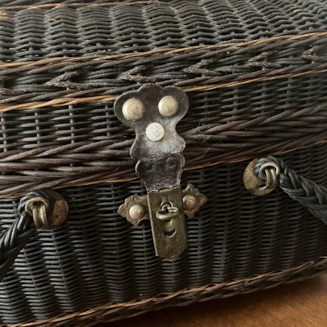 美品フランスアンティークパニエ　サック・ド・フィヨンセ　フィアンセバッグ