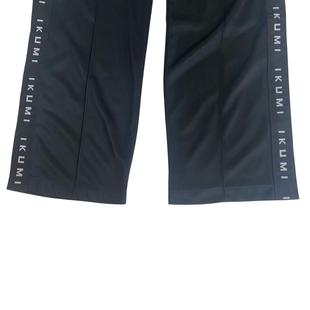 完売品✨ikumiイクミ メンズジャージパンツ テープロゴジャージ ブラック