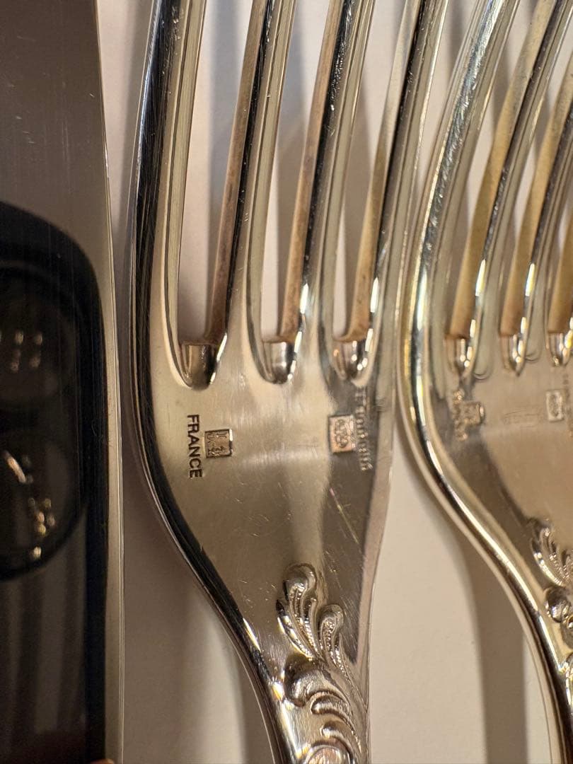 【美品】Christofle クリストフル カトラリー6本セットx 2組