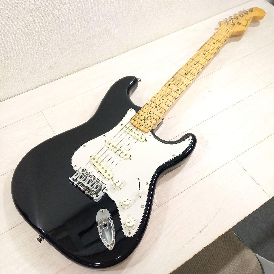 PhotoGenic ストラトキャスター ブラック メイプルネック セット1