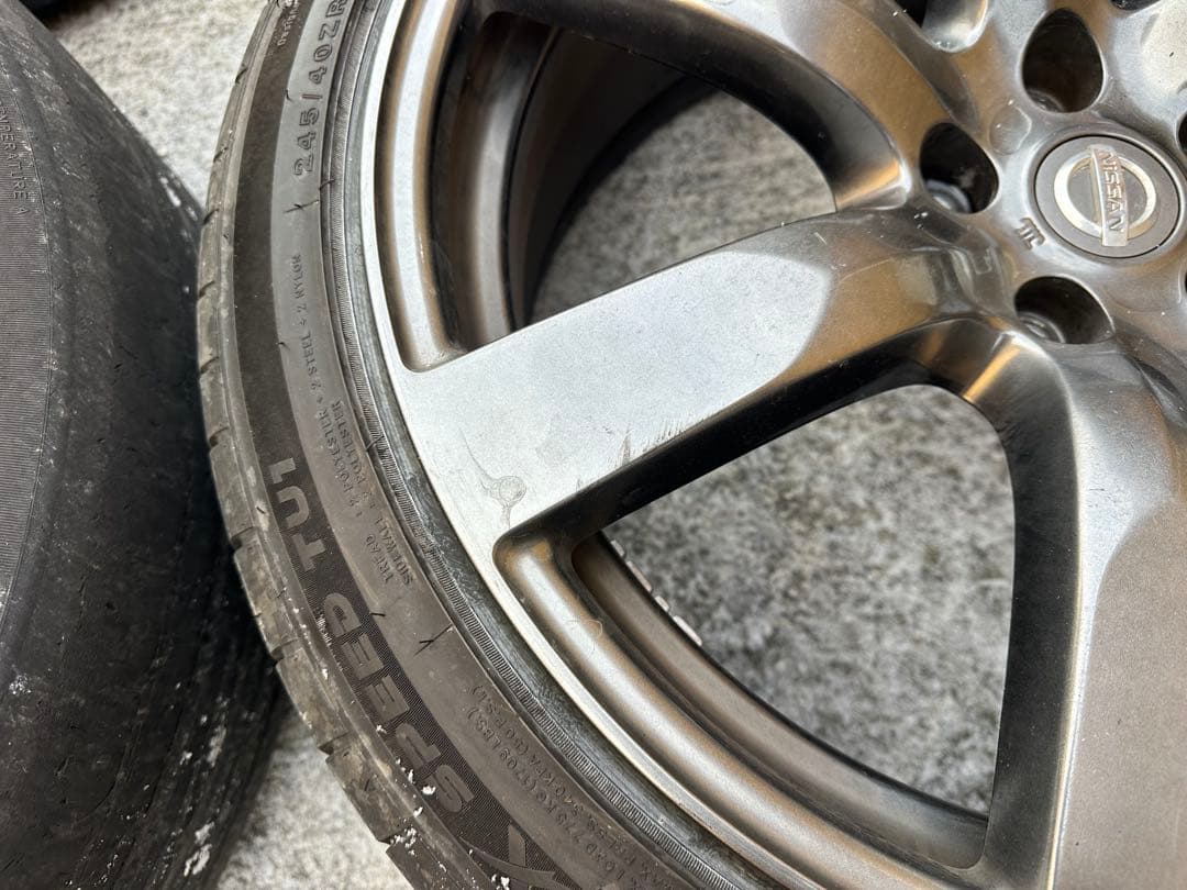 日産35GTR純正ホイールセット4本114.3Rays