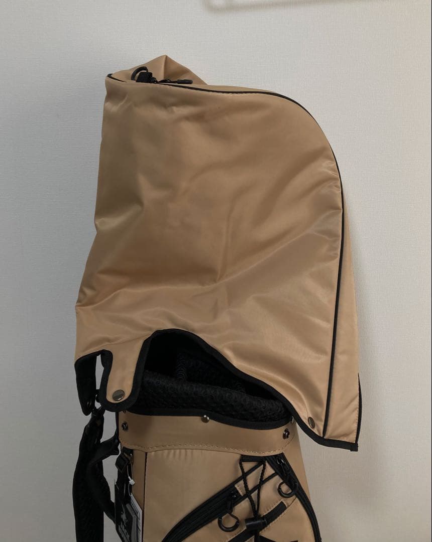 新品 パーリーゲイツ ジャックバニー 定番キャディバッグ 自立型 ベージュ
