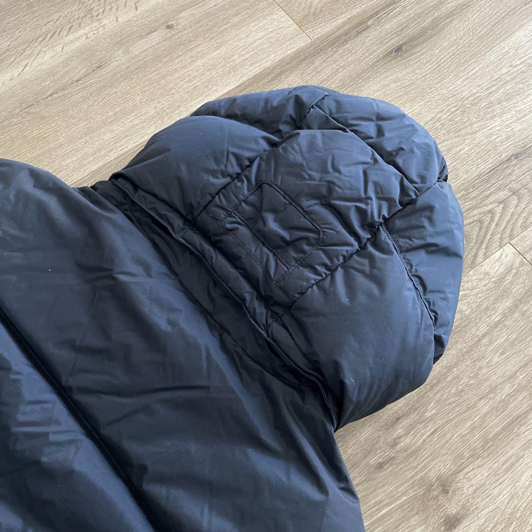 【美品】ポロラルフローレン ダウンジャケット ビッグポニー 紺 青　フード