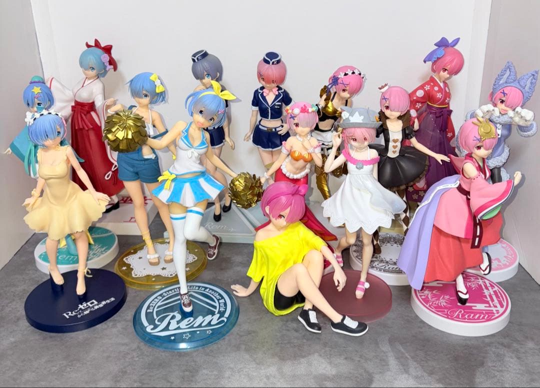 美少女　フィギュア　まとめ売り　Re:ゼロから始める異世界生活　レム　ラム