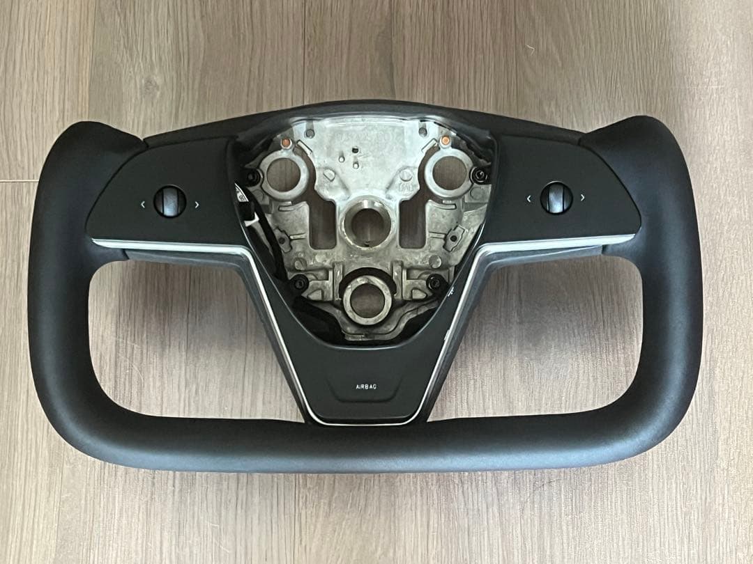 【トッシー】Tesla テスラ Model Y用 ヨークハンドル