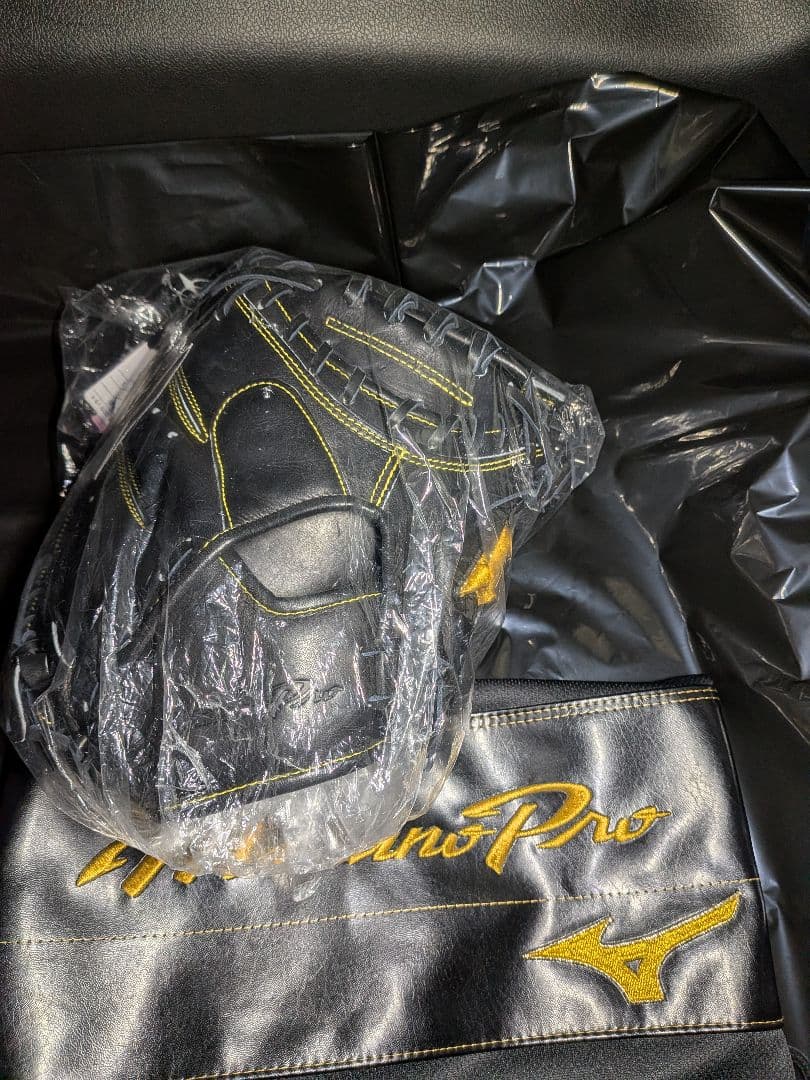 Mizuno Pro 硬式グローブ ブラック S-S型