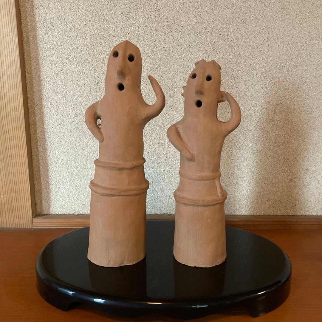 はにわ、踊る人々のレプリカ