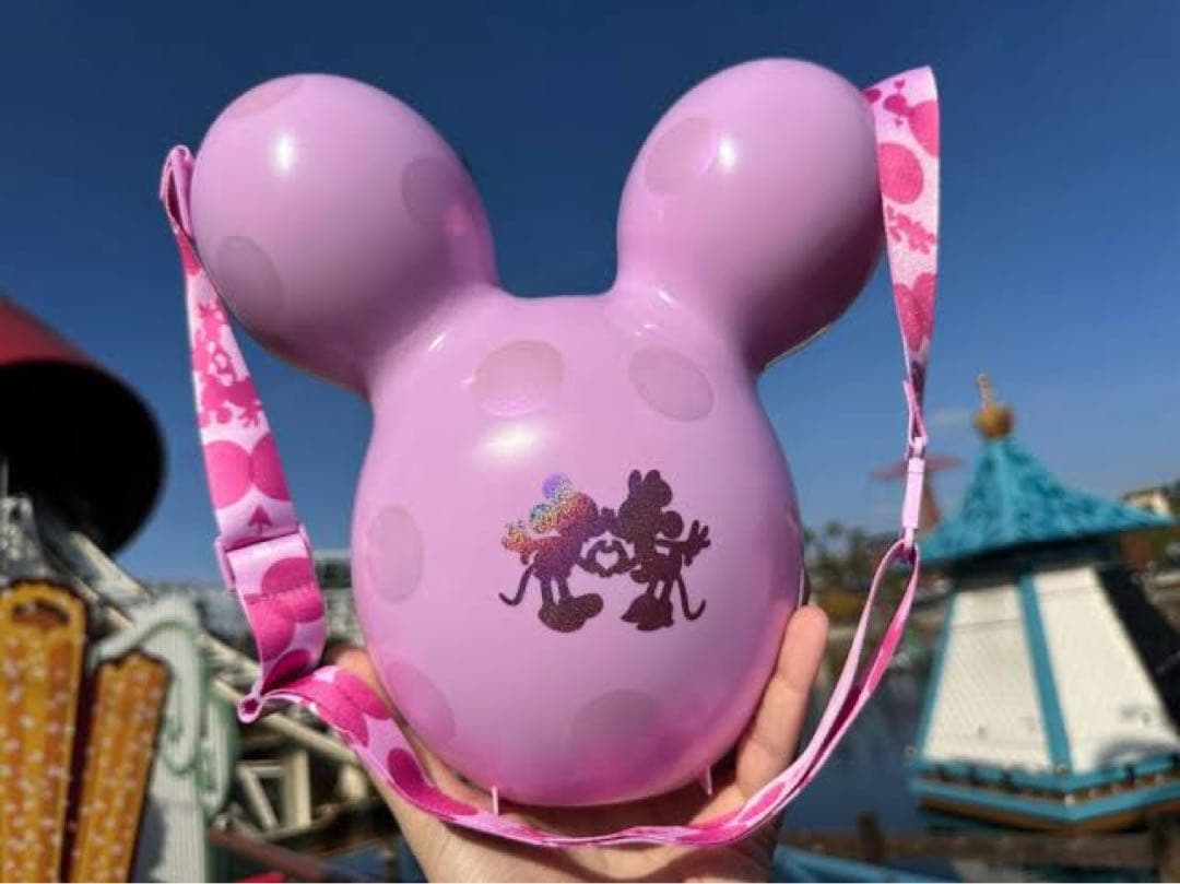 カリフォルニアディズニー バレンタイン限定 バルーン ポップコーンバケット
