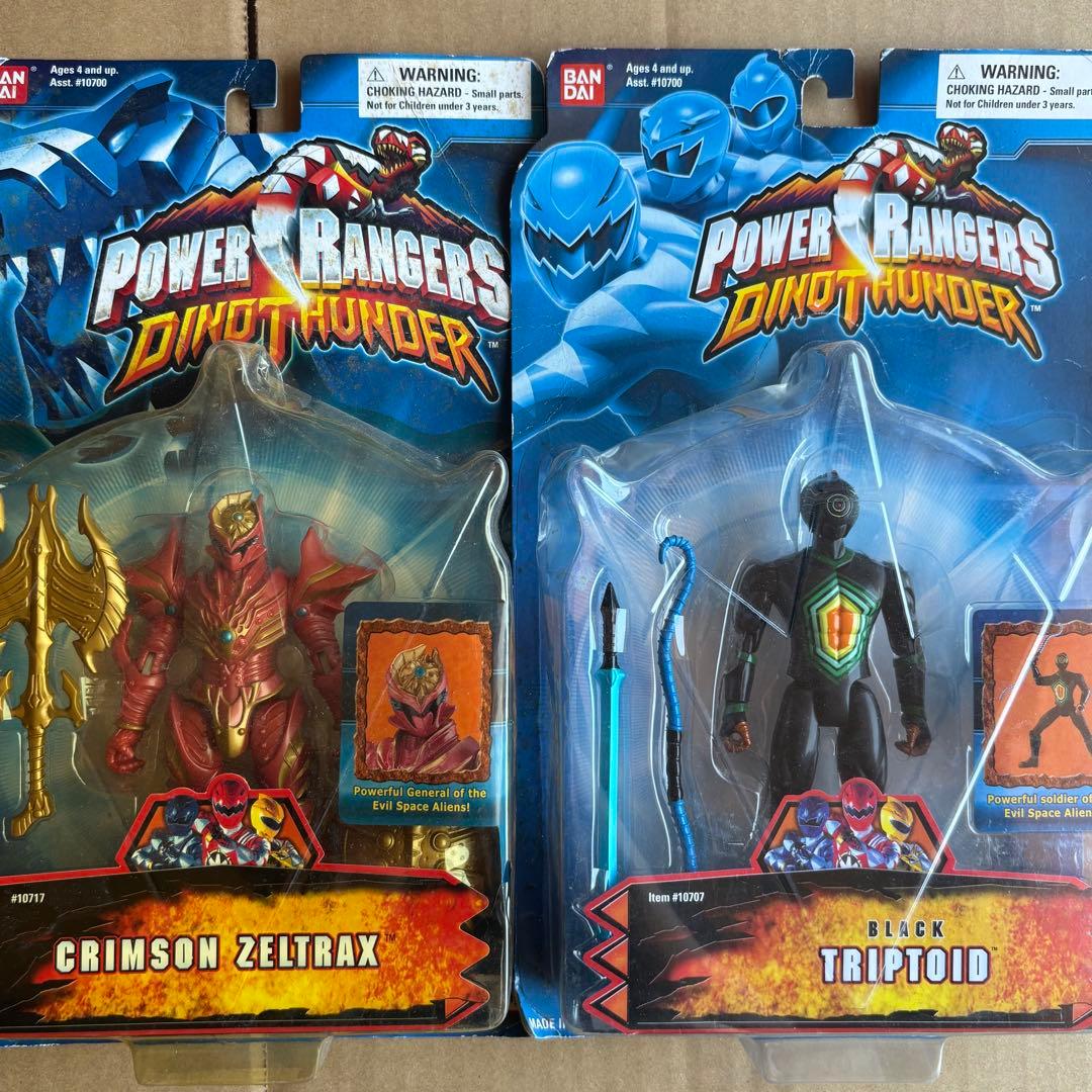 【T038】★希少★パワーレンジャー ダイノサンダー」のフィギュアセット