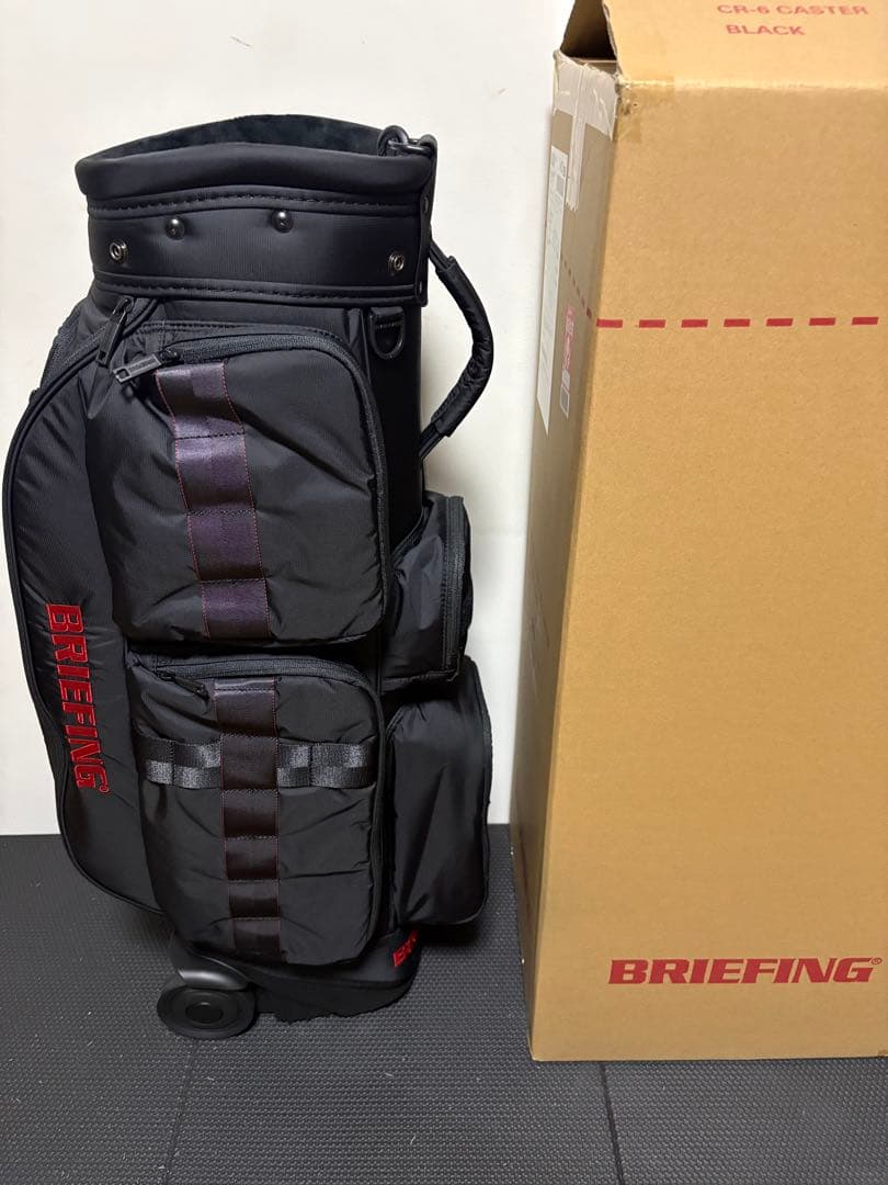 ブリーフィング ゴルフ キャディバッグ キャスター付CR-6 CASTER CS