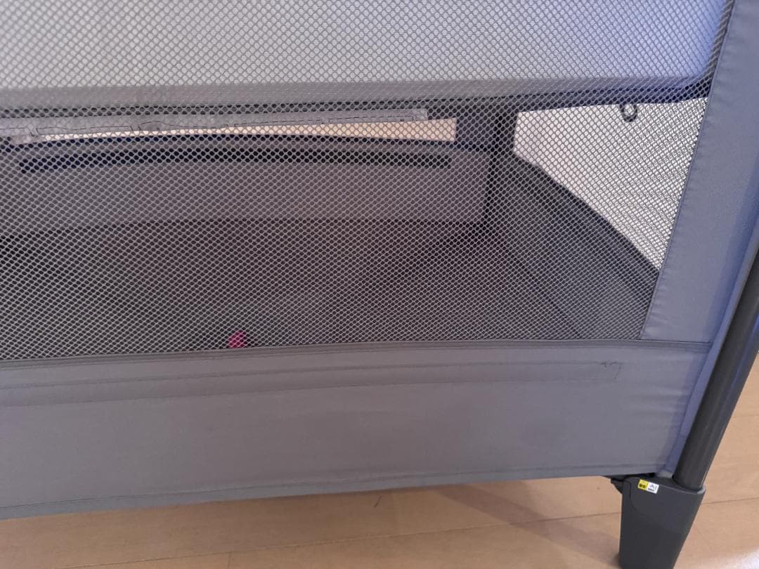 Air Plus ココネル エアープラス AB たためるベビーベッド グレー