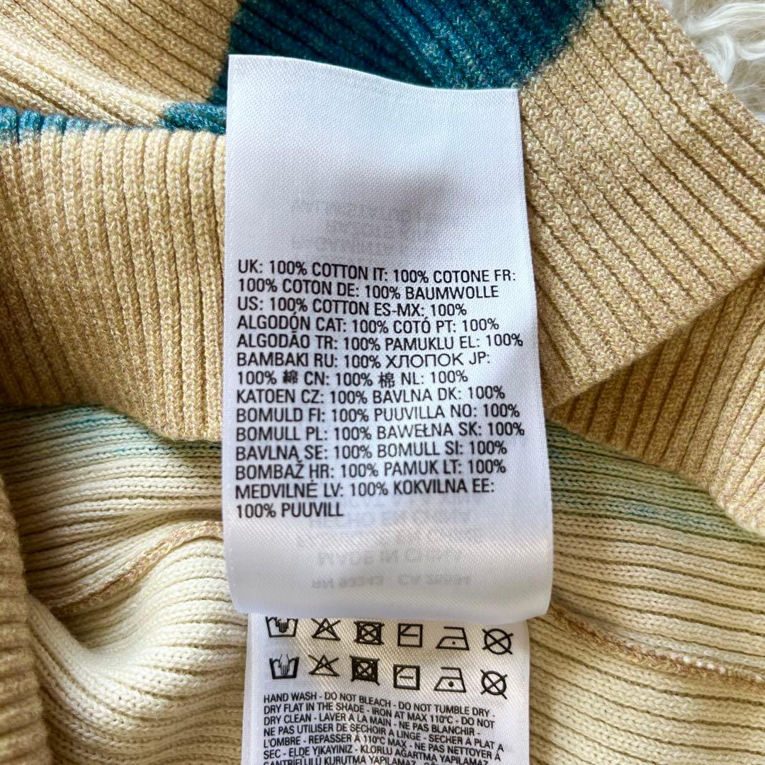 美品 DIESEL ディーゼル タイト ニットワンピース ロゴ