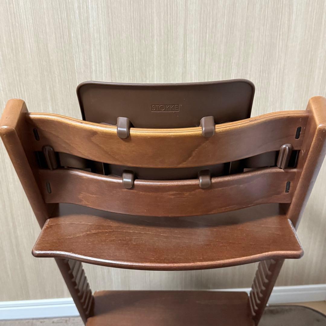 ストッケ　トリップトラップ　シリアル3 ベビーセット　ブラウン　茶色　ガード