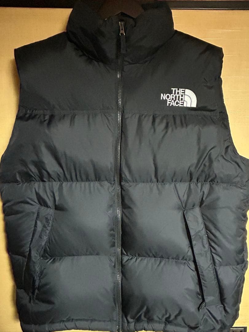 THE NORTH FACE ブラック ダウンベスト ヌプシ