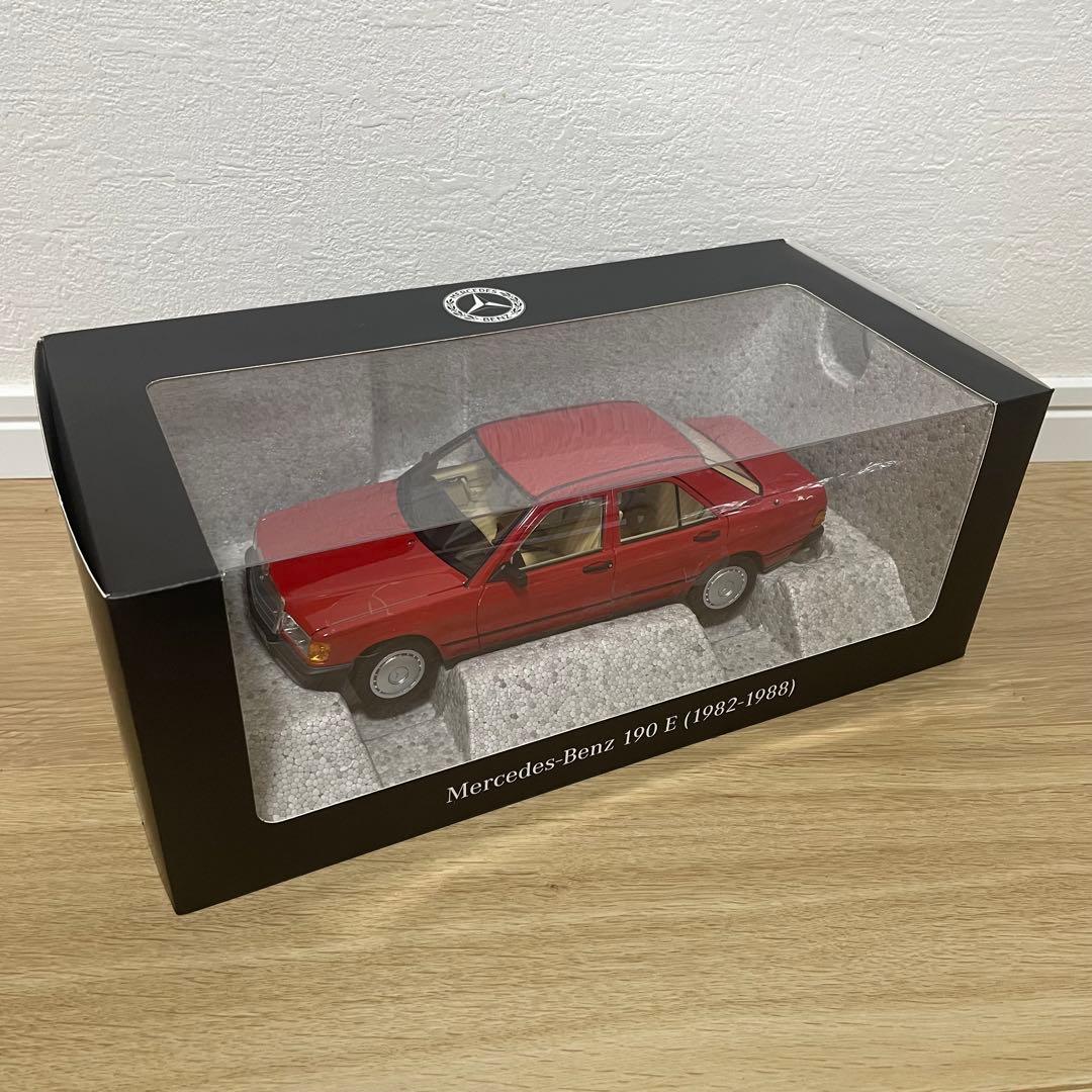 1/18 ベンツ特注 （ノレブ） メルセデスベンツ 190E レッド