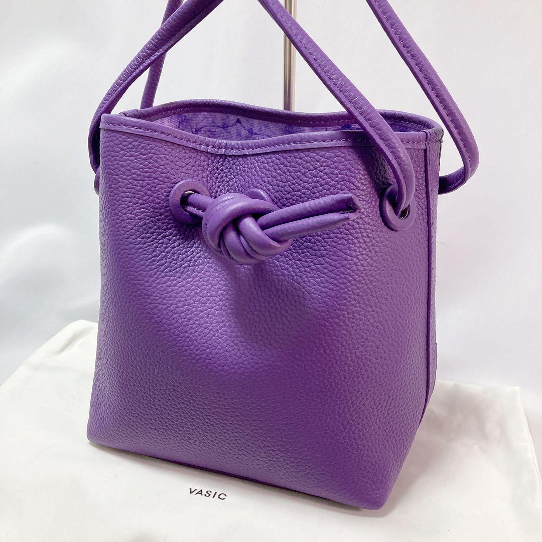 【美品】貴重 VASIC x J_O バッグ bond mini パープル