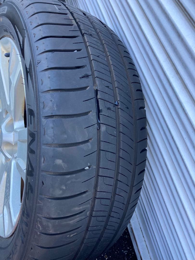 デリカD:5純正アルミ&タイヤ　DANLOP ENASAVE 225/55R18