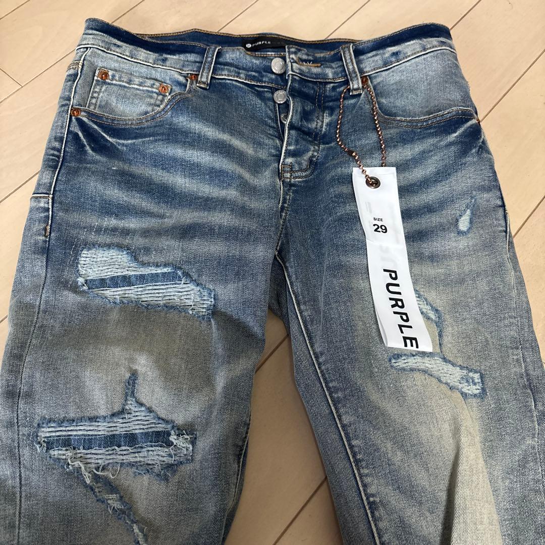 PURPLE BRAND ライトブルーデニムパンツサイズ29