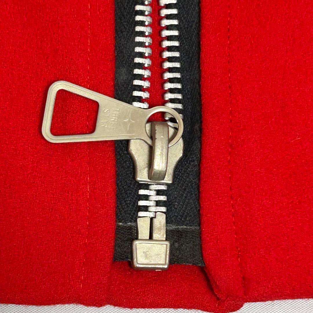 【groupie】クリームソーダ　赤ボンデージジャケット　ジッパー付き