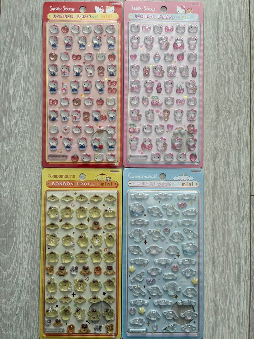 ボンボンドロップシール サンリオmini全8種