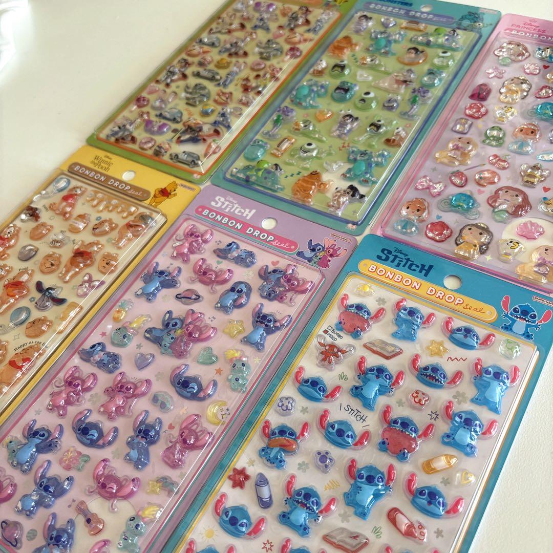 【正規品】ボンボンドロップシール ディズニー 6種セット プリンセス ズートピア