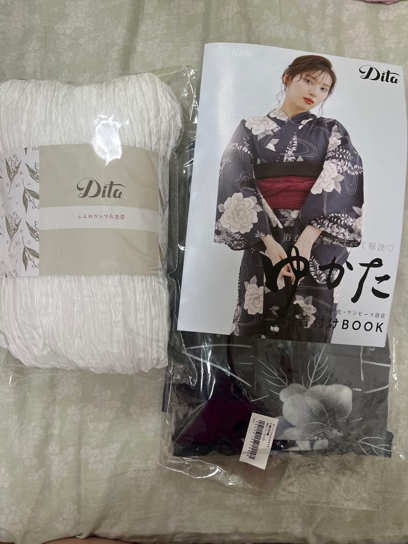 Dita 夢幻月光藍 2025 ワンピース浴衣3点セット　公式売り切れ商品