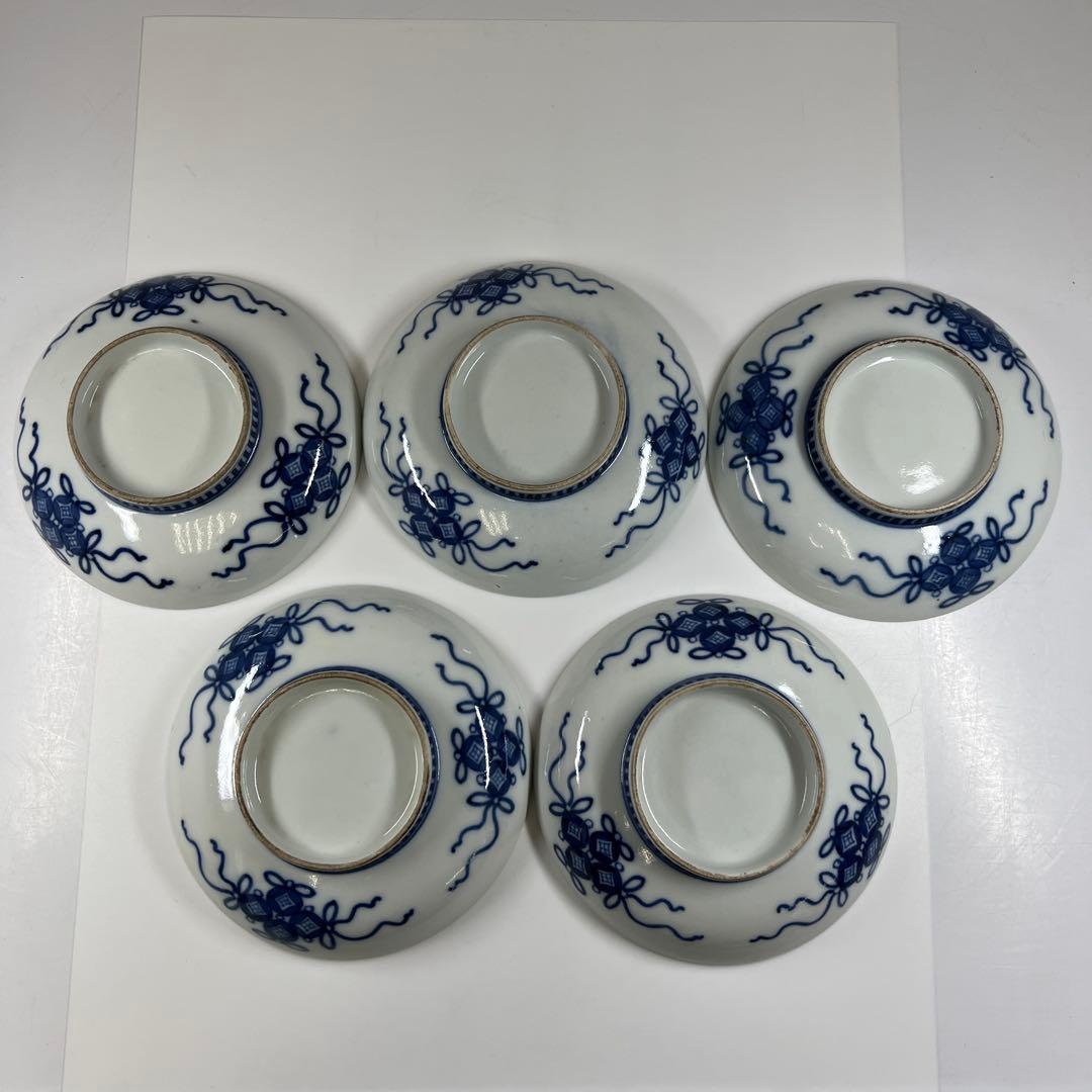 江戸後期〜明治初期　色鍋島中皿10枚　木箱付　直径約15㎝東Y7-0723⭐︎2F