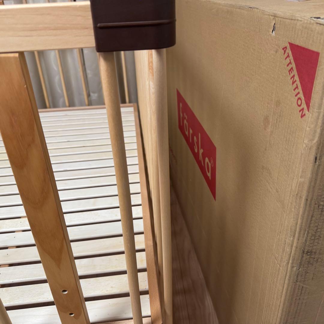 【ファルスカ】ベッドサイドベッド03 ナチュラルBED SIDE BED 03