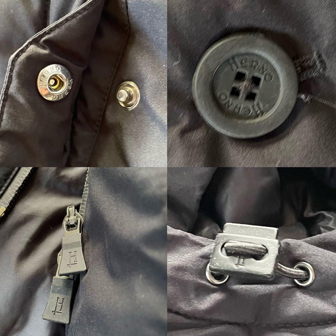 タグ付き＊HERNO ラミナー ダウンコート ブラック 48