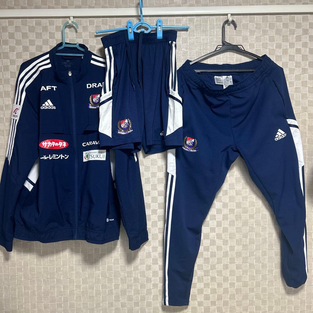 横浜Fマリノス　トレーニングウェア　3点セット　セットアップ