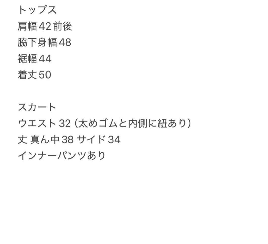 ショート丈　長袖　ポロスウェット　トレーナー　　スカート　セットアップ　新品