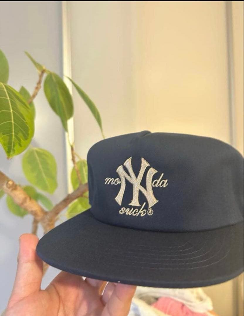 【新品正規品】 Mondaysuck NYC Hat ネイビー 正規店購入