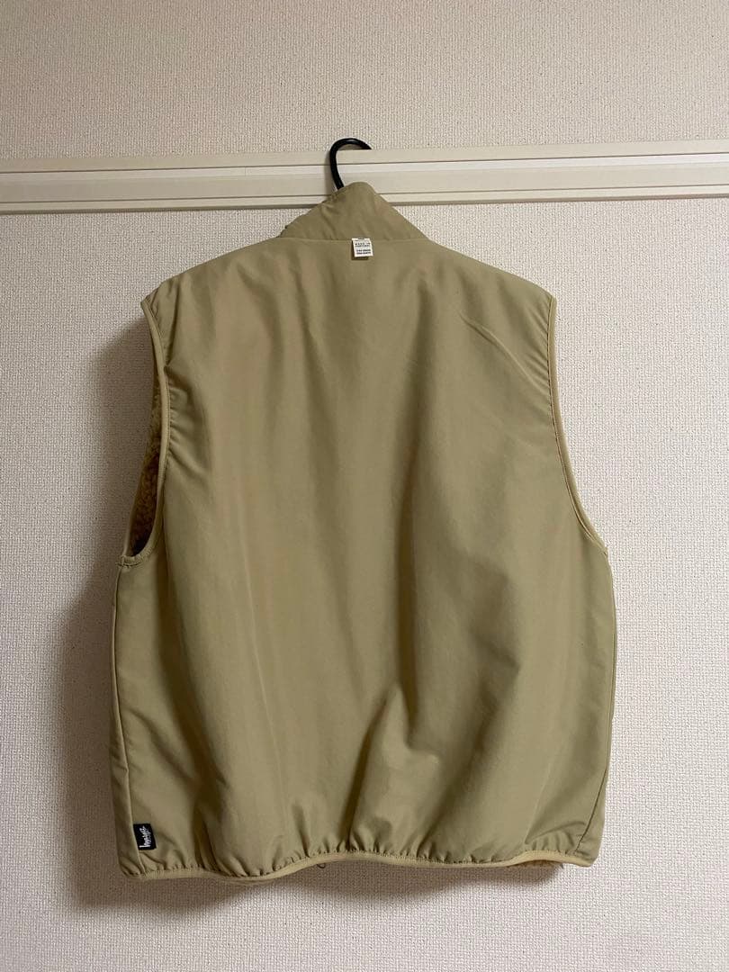 Stussy パッチワーク フリースベスト
