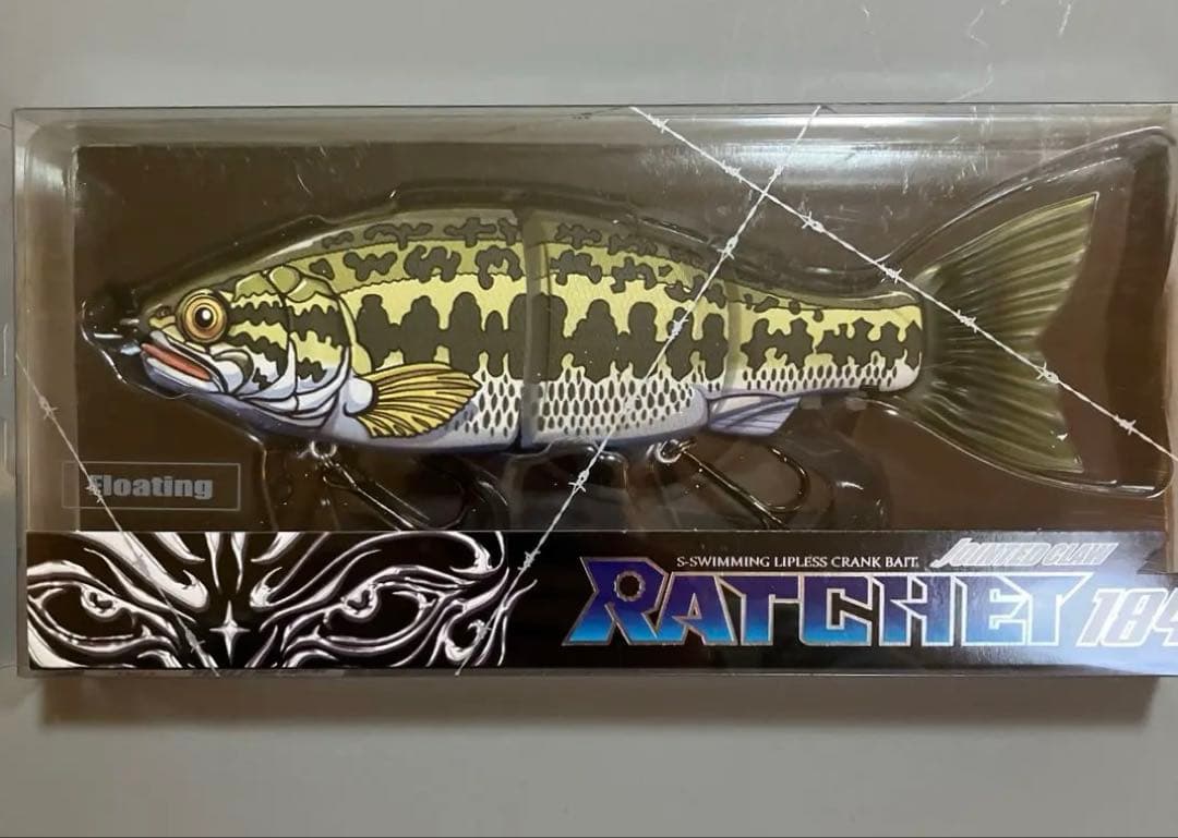 バスフィッシング　ジョインテッドクロー　ラチェット184 限定カラー　アニメ塗り