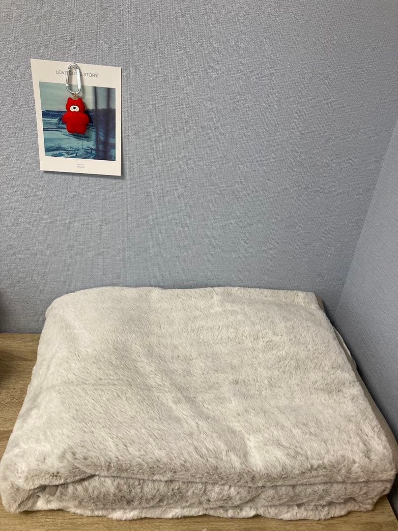 コイズミ ラビットファー 電気掛敷毛布 KDK-75241R 188×120cm