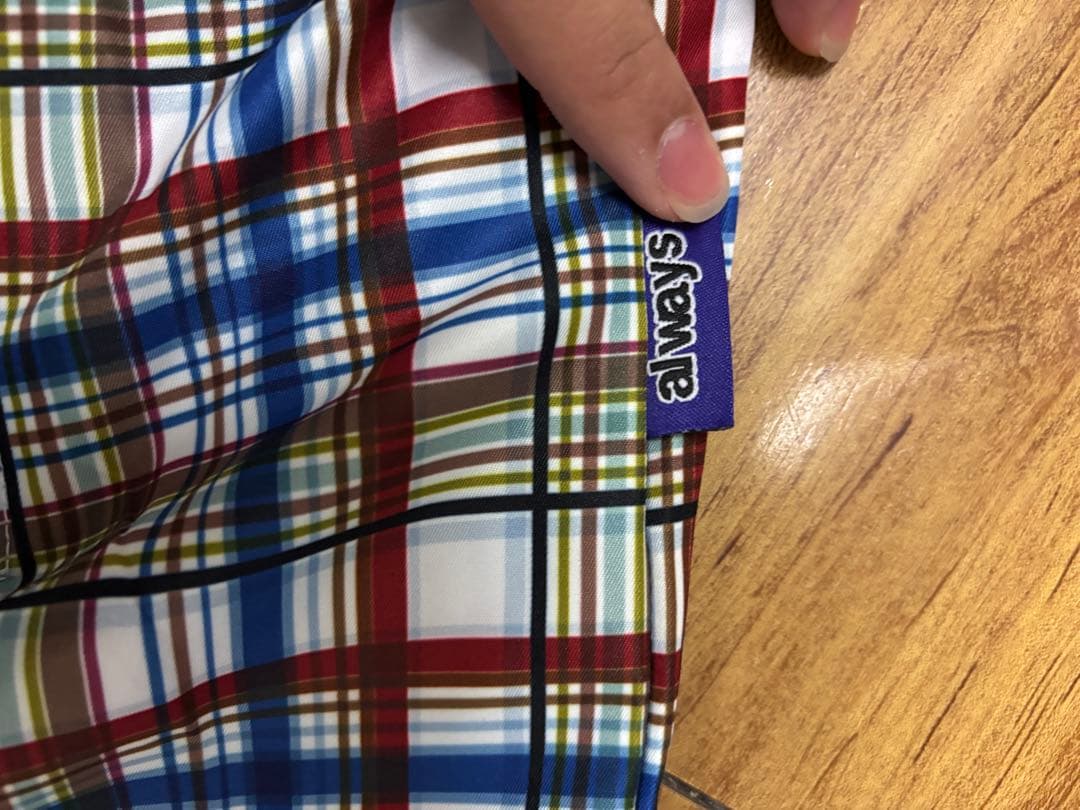 always チェックナイロンジャケット　即完売品✨