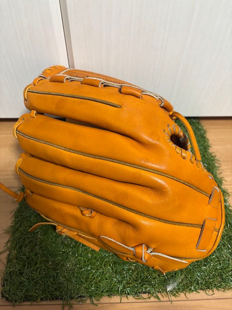 プロ支給品　実使用　ビックM ミズノプロ 投手　ファーストバック　Mマーク