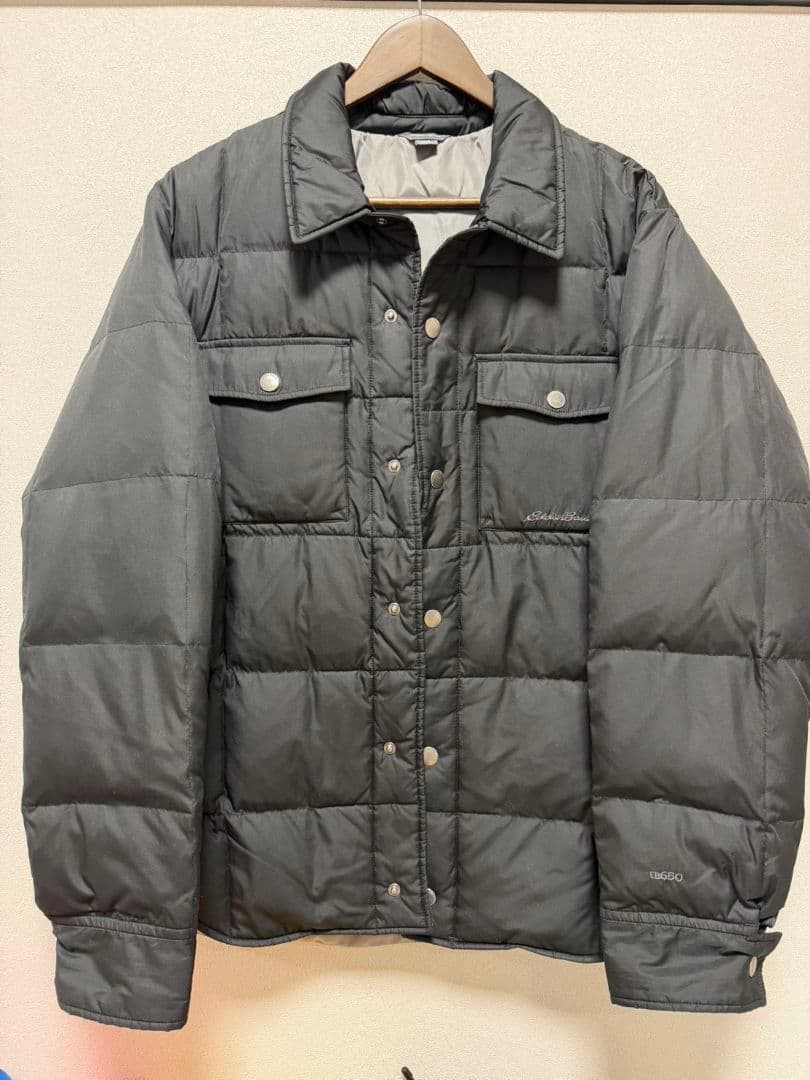 （冬物セール）Eddie Bauer エディーバウアー　ダウンジャケット　黒 L