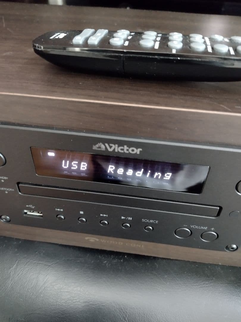 ビクター EX-D6 ウッドコーン CD FM BT USB 23年 動作良好