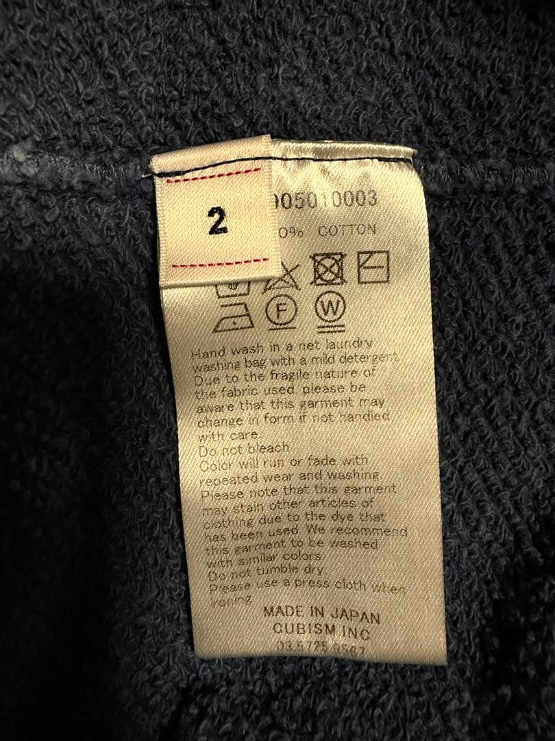 トップス VISVIM ICT JUMBO CREW 3/4 CRASH