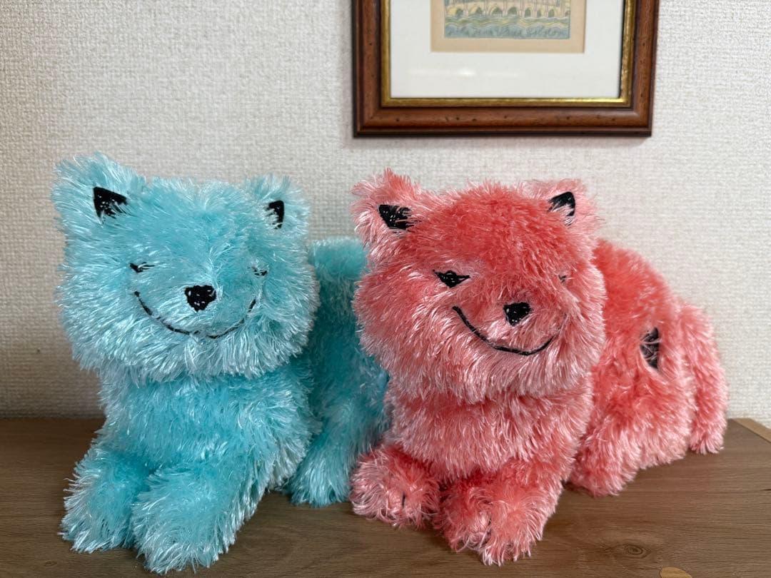 米津玄師　リイシューねこちゃん　PINK & MINT ぬいぐるみ